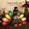 5ft Inflatable Turkey LED Lighted Airblown Thanksgiving Outdoor Yard Decoration